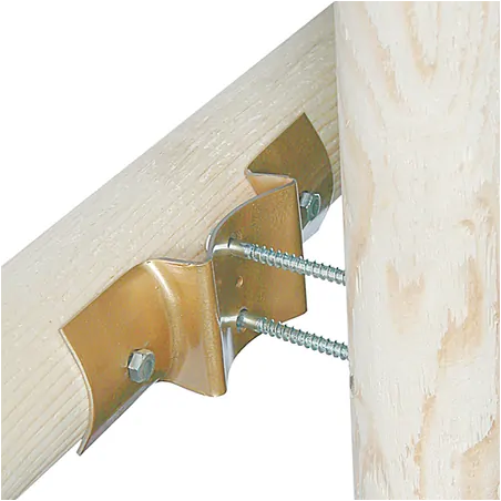 Round post fence bracket Joints for round posts Ø8-Ø10cm