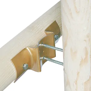 Round post fence bracket
