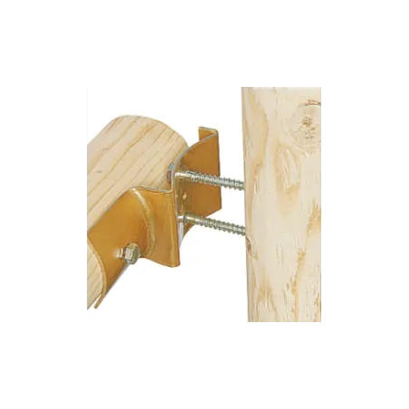 Round fence post bracket Post bracket for round palissade Ø8-Ø10cm