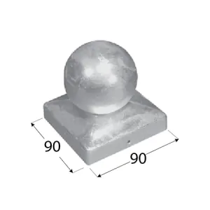 Διακοσμητικό τελείωμα κολώνας μπάλα