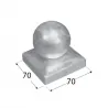 Post finial cap ball Nr 7