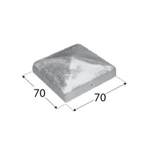 Διακοσμητικό τελείωμα κολώνας πυραμίδα