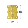 Gate Hinge 100 x 105mm Gate Hinge 100 x 105mm