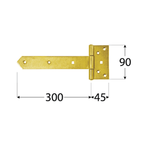 Gate hinge in 3 sizes