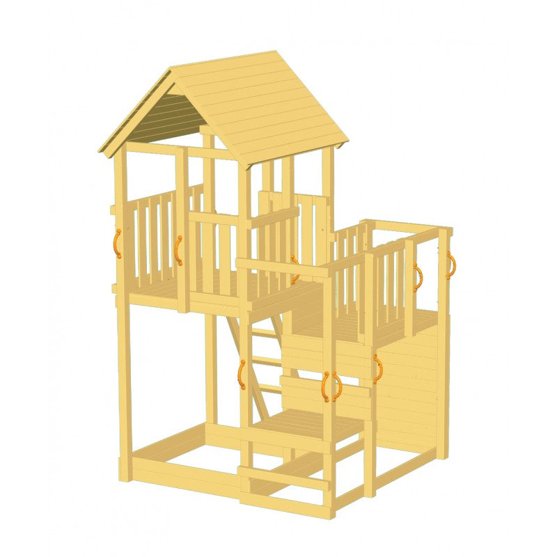 Penthouse tower with swing