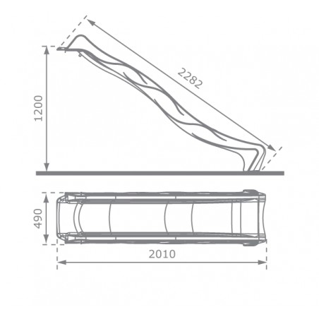 Rex slide 228,2cm