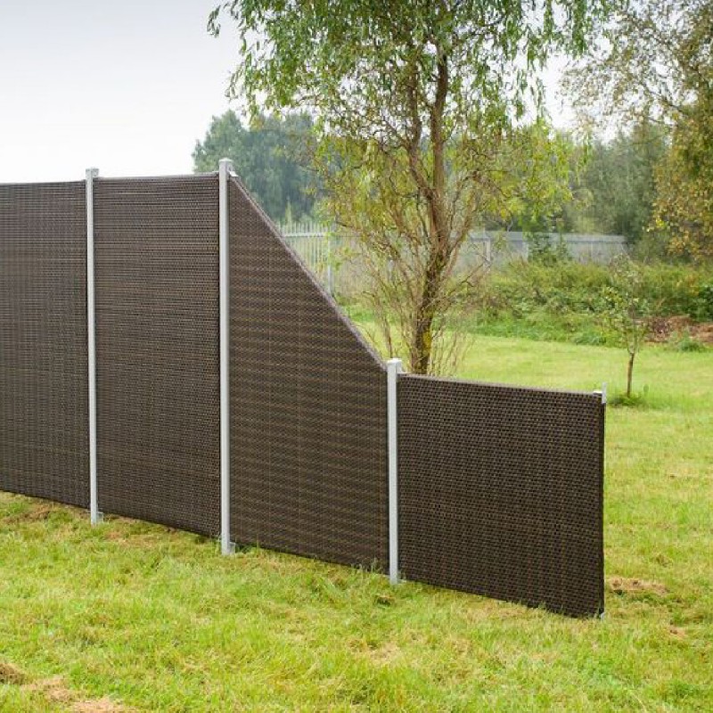 techno-rattan fencing panel