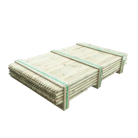 Ξύλινος πάσσαλος Ø4εκ. Ø4 x 40εκ. | με μύτη