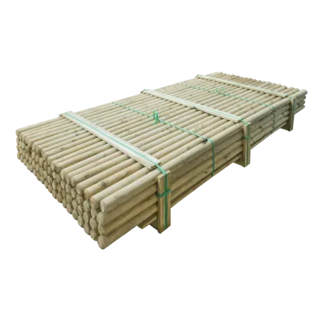 Ξύλινος πάσσαλος Ø6εκ. Ø6 x 100εκ. | με μύτη