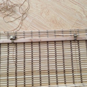 Bamboo roller blind