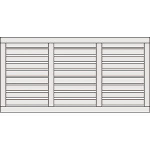 Wooden fencing  panel