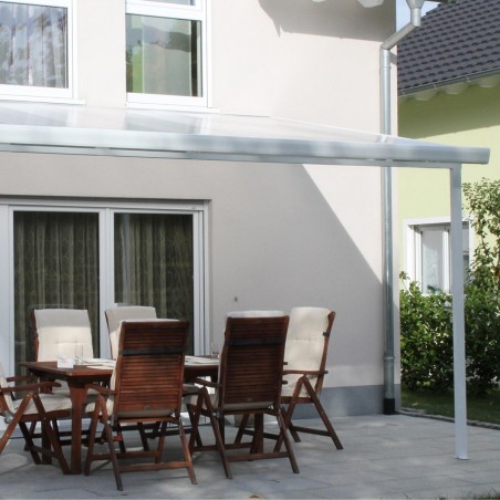 Aluminum patio cover white