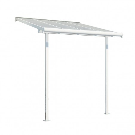 Aluminum patio cover white