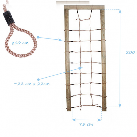 Δίχτυ αναρρίχησης 75 x 200εκ.
