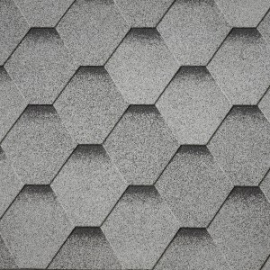 Hexagonal roofing shingles