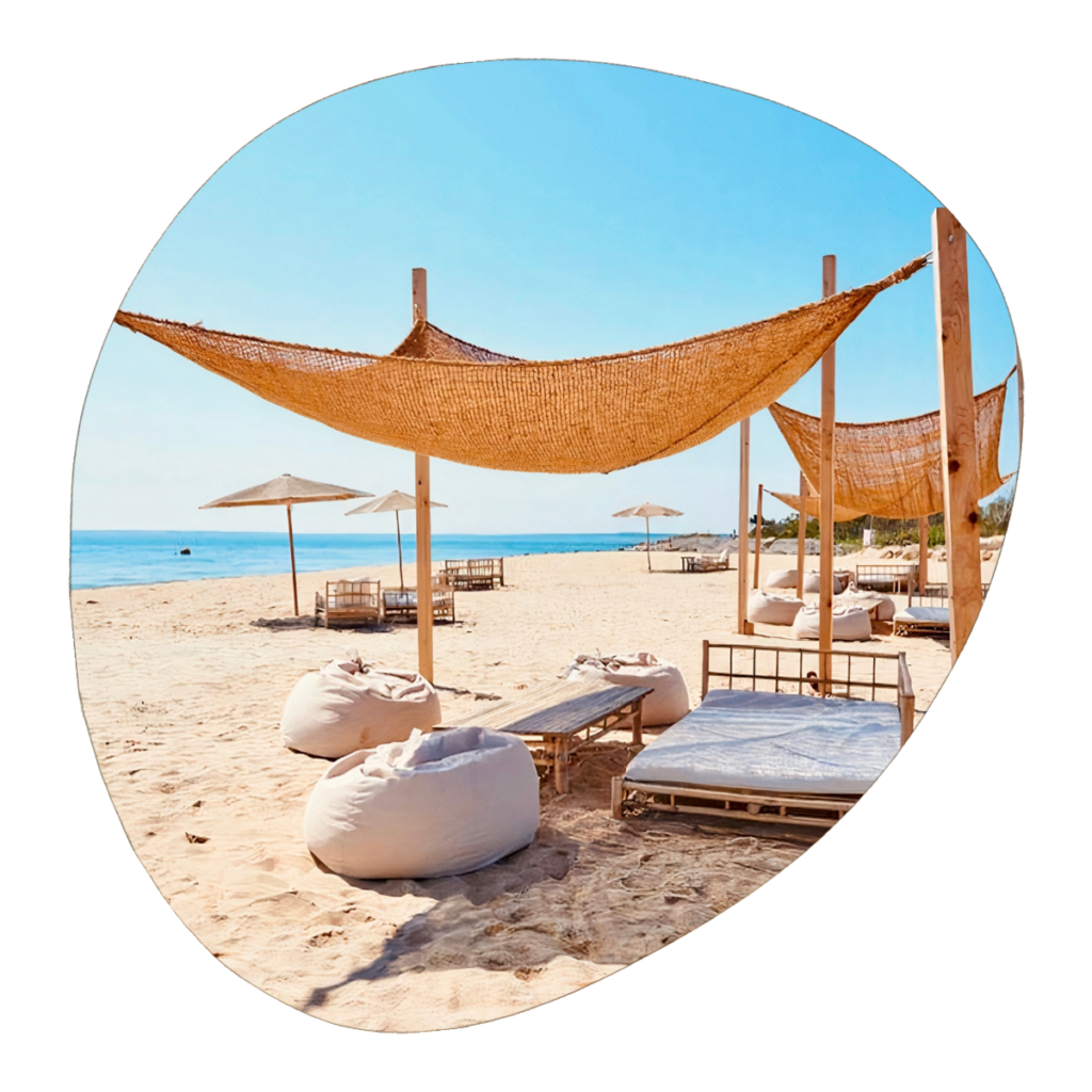 Τρίγωνο πανί σκίασης Κοκοφοίνικα