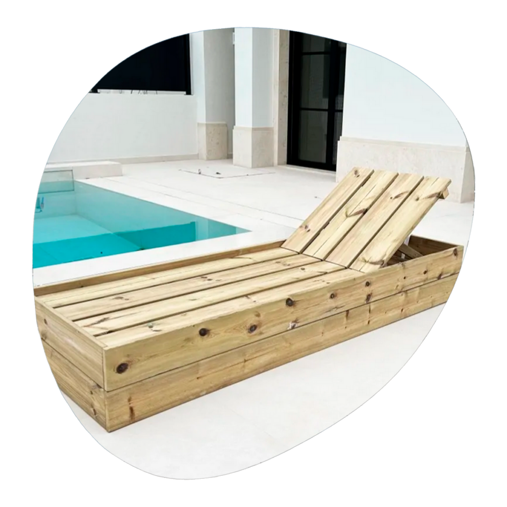 premium ξαπλώστρα SHOWOOD