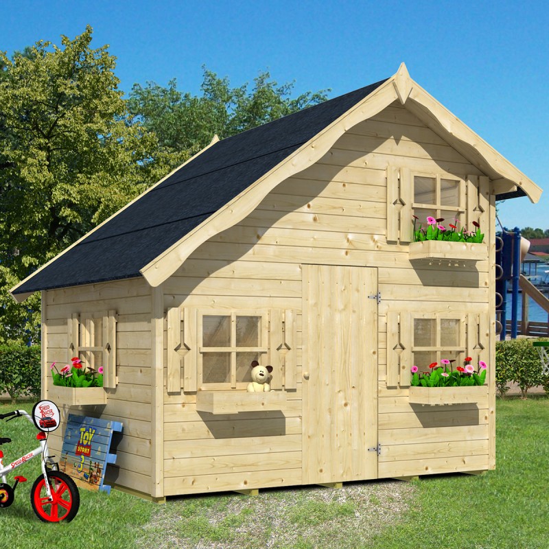 Wooden playhouse