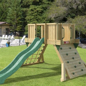 Commercial wooden playground