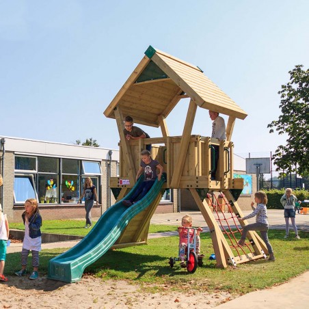 Commercial wooden playground