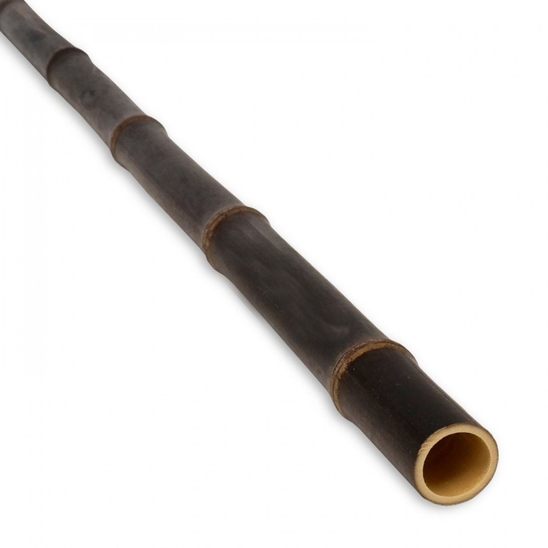 Black bamboo pole
