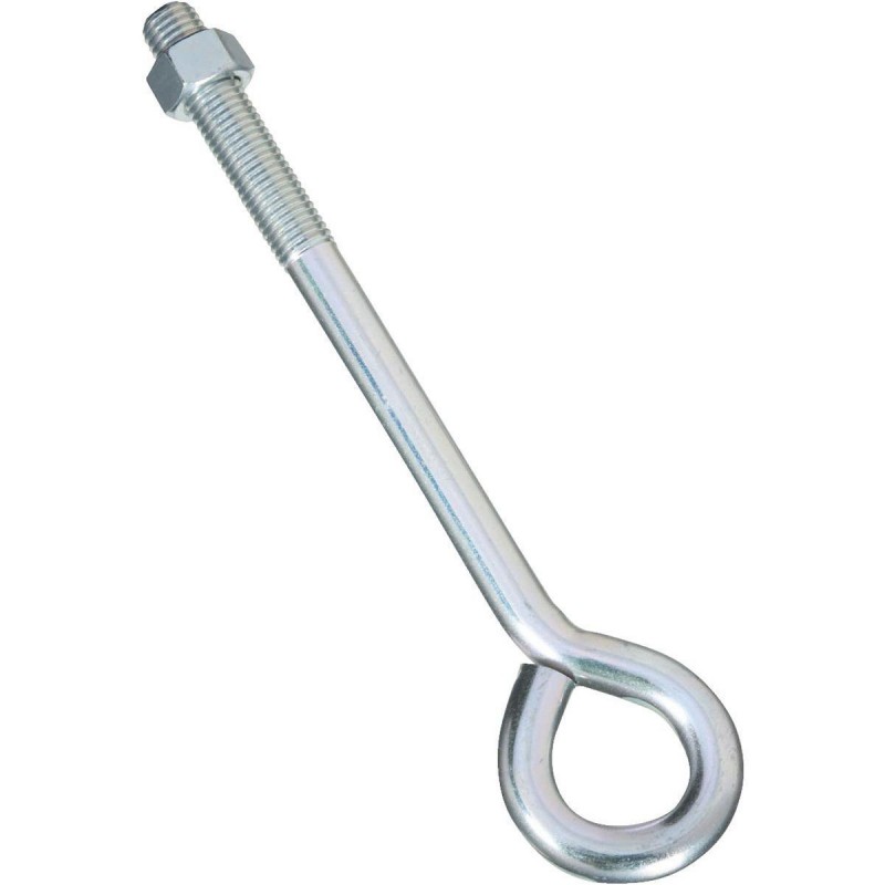 Eye bolt with nut 8 x 15mm galvanised