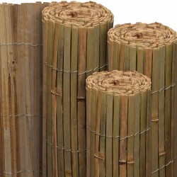 Split bamboo cane roll