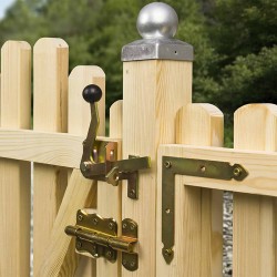 μάνταλο για πόρτα φράχτη ξύλινη