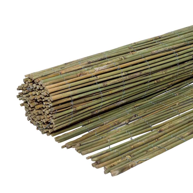 Solid bamboo fencing roll