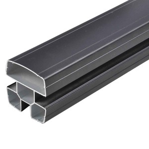 Aluminium post 9 x 9 x 150cm