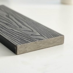 Τάπα περίφραξης WPC 3D wood 2 x 12εκ.