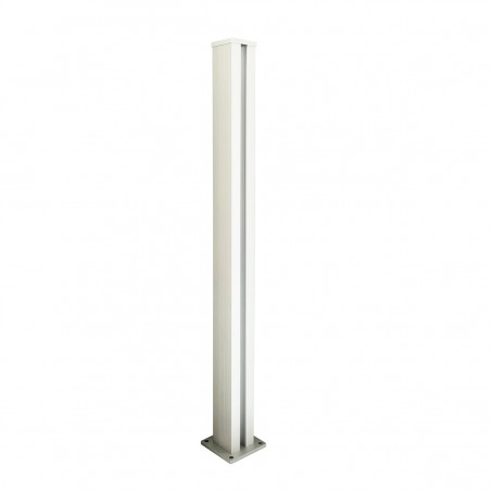 Mat anodized aluminum post  | 7,5 x 7,5 x 180cm