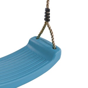Plastic blowmoulded swing seat turquoise
