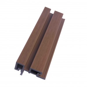 L trim for gladding 3D 4,6 x 8,9 x 290cm | brown