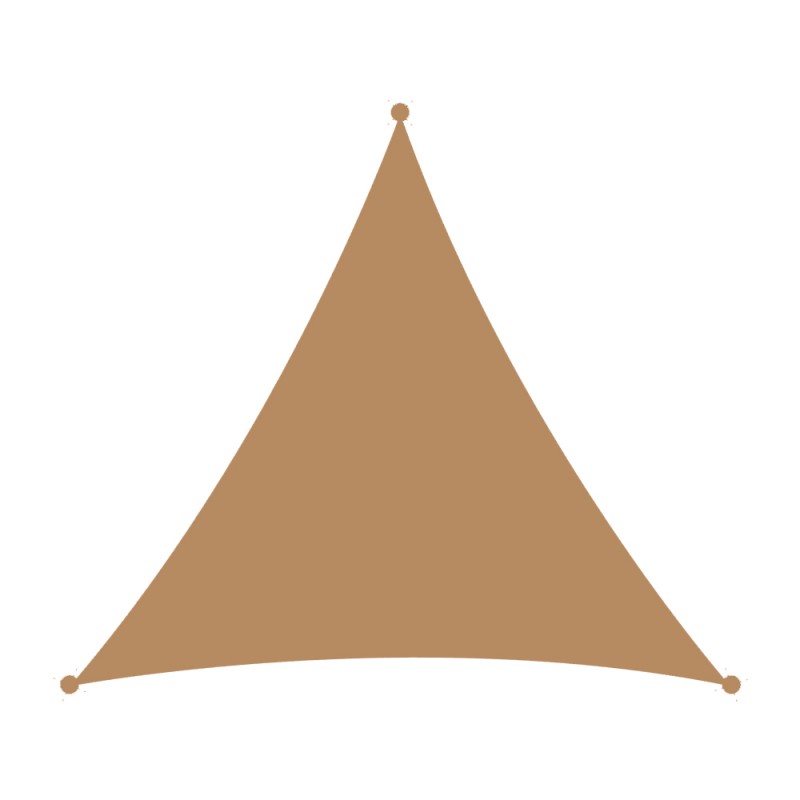 Shade sail triangle 230gsm 3,6 x 3,6 x 3,6m