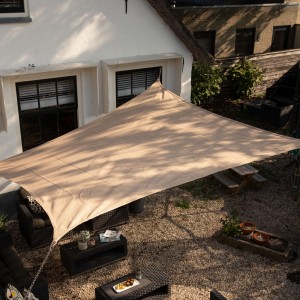 Cool fit shade sail square 285gsm 5x5m