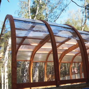 wooden arches for pergola construction