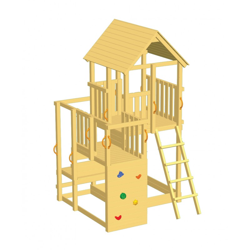 Penthouse tower with swing