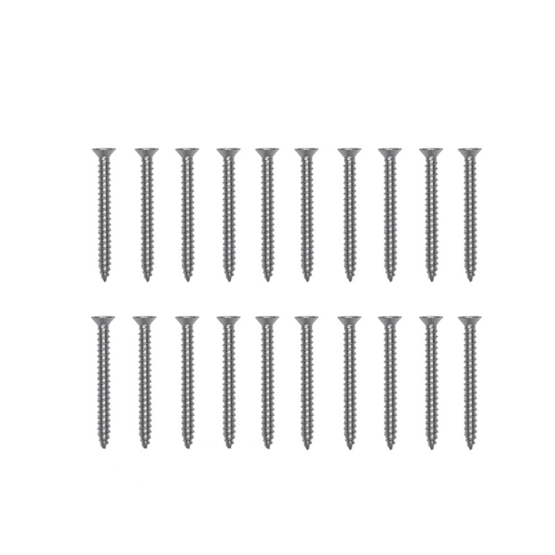 Screws for pad eye (20pcs), stainless steel 4x40mm